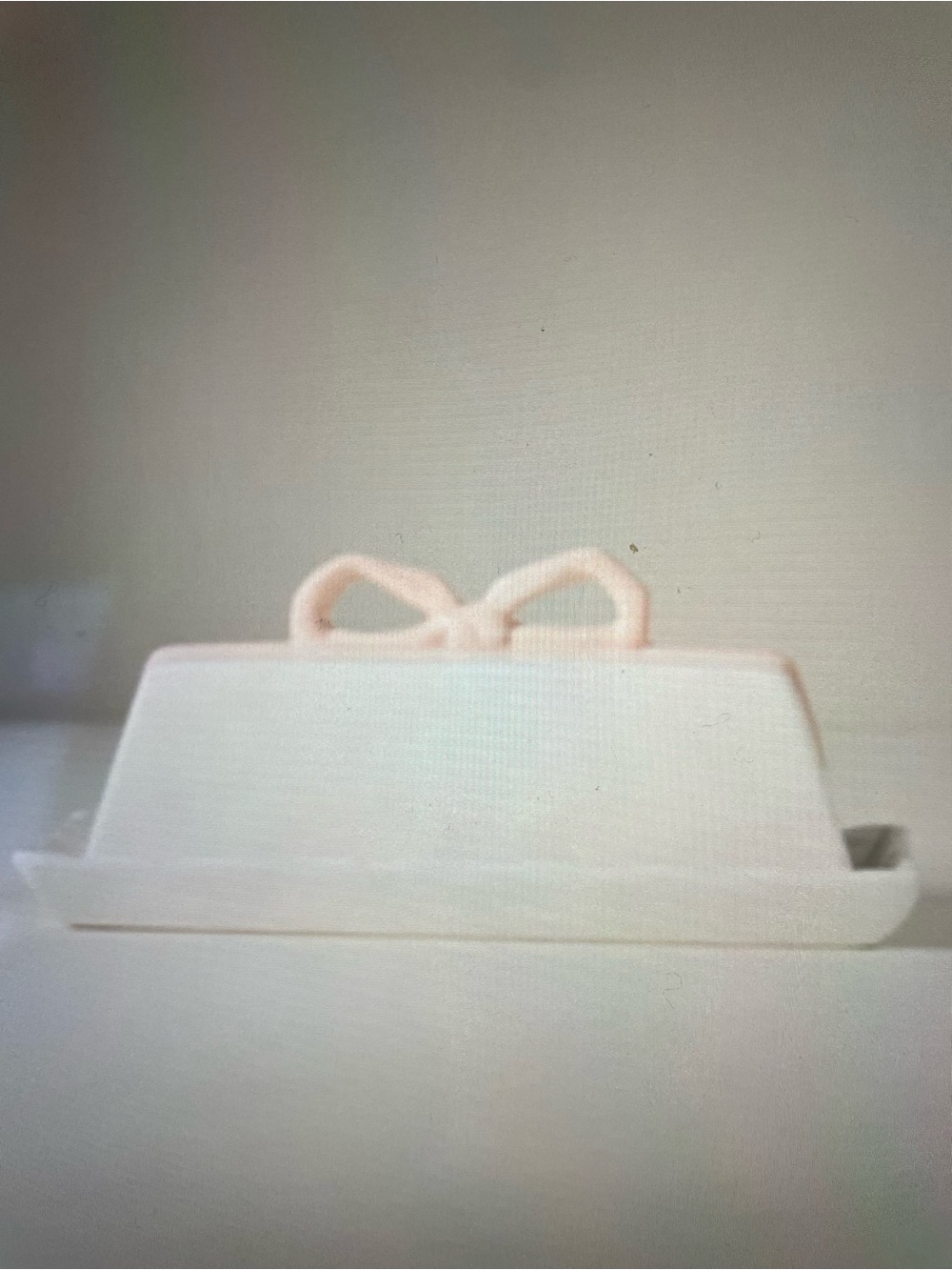 ❤️ ANTHROPOLOGIE BENEDITA BOW CERAMIC STONEWARE BUTTER DISH NEW